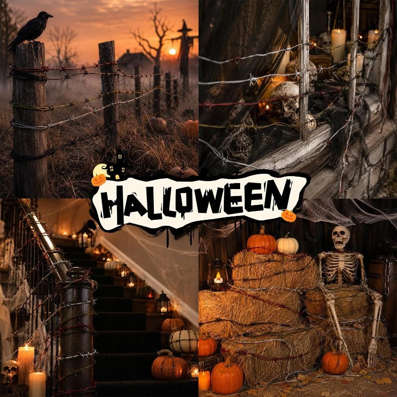 Barbed Wire Halloween Prop
