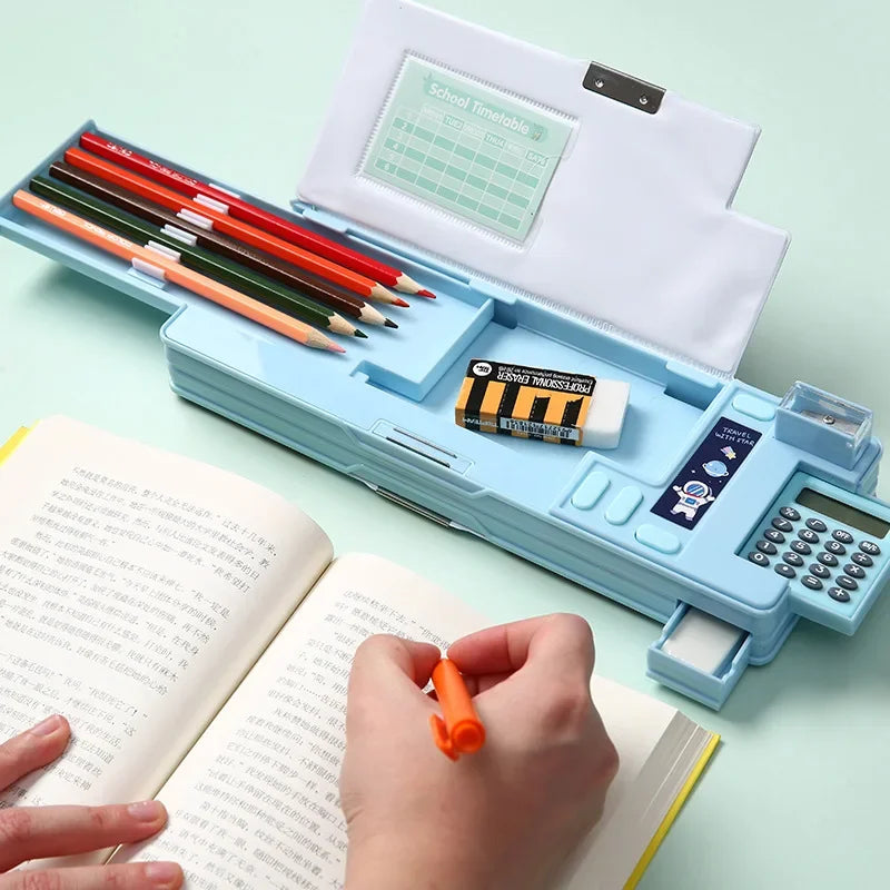 Smart Dual-Sided Stationery Hub