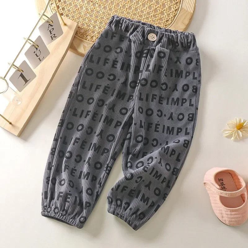 Children's Polka Dot Long Trousers