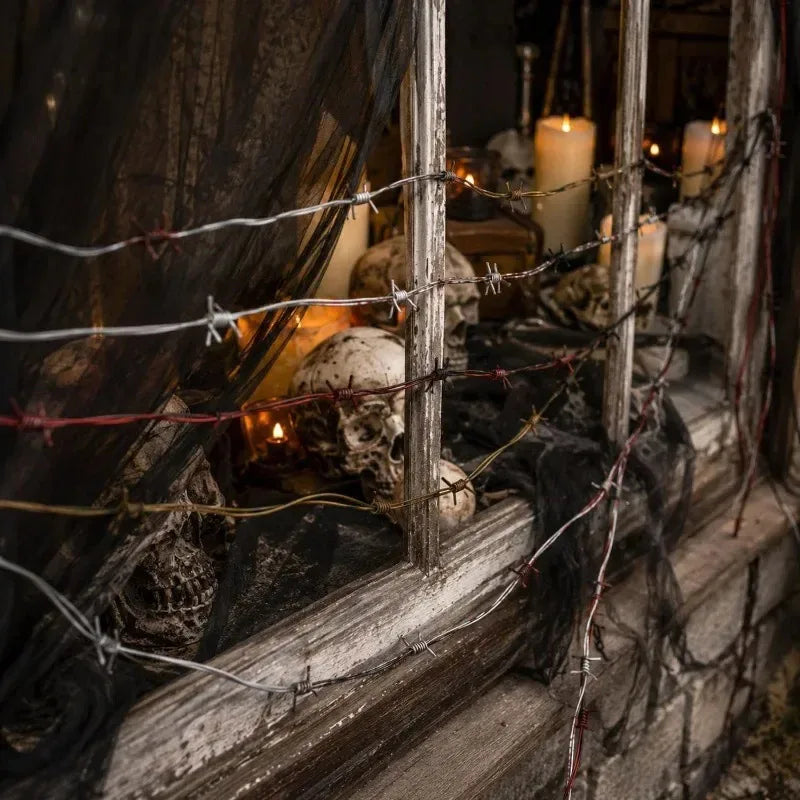 Barbed Wire Halloween Prop