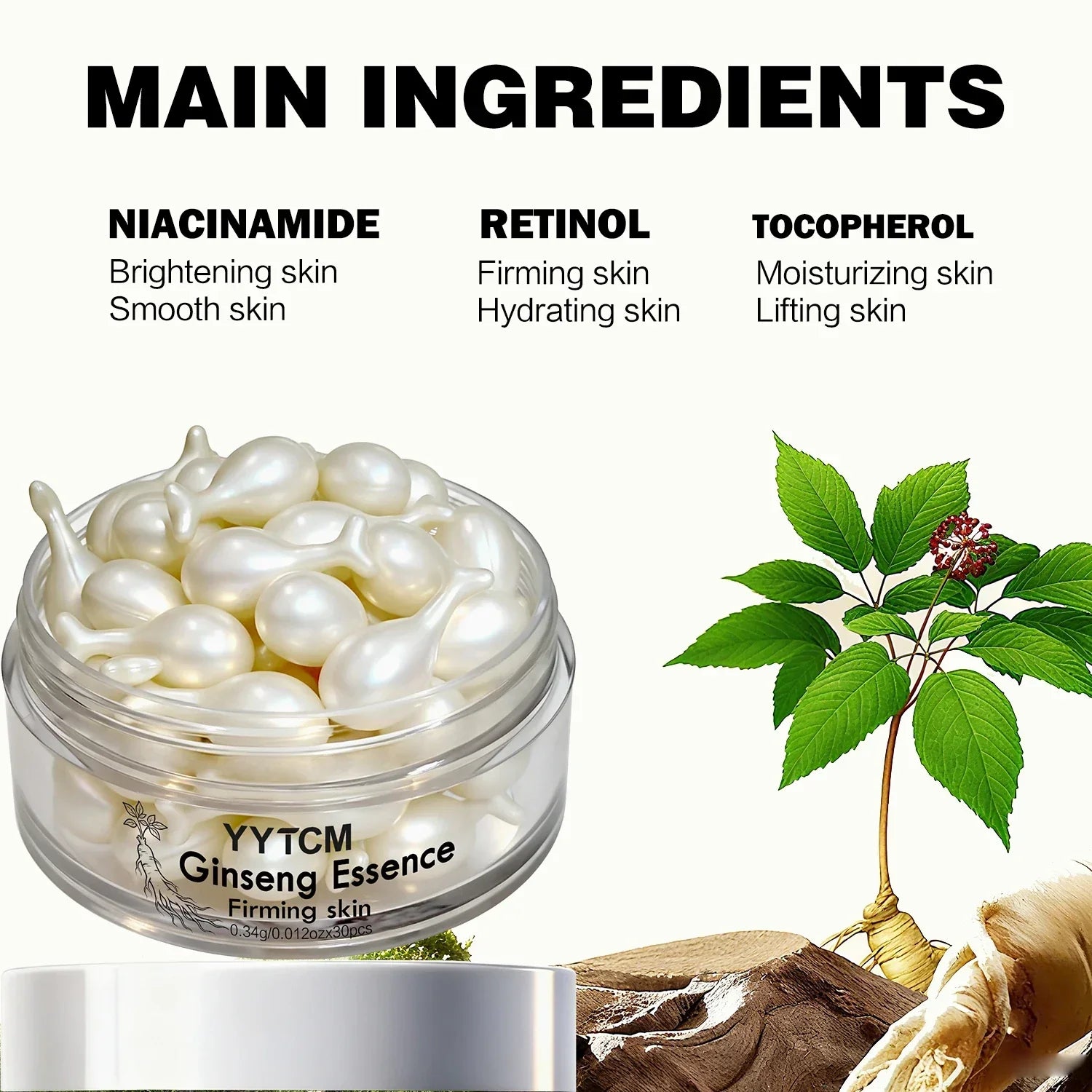 Ginseng Retinol Rejuvenating Capsules