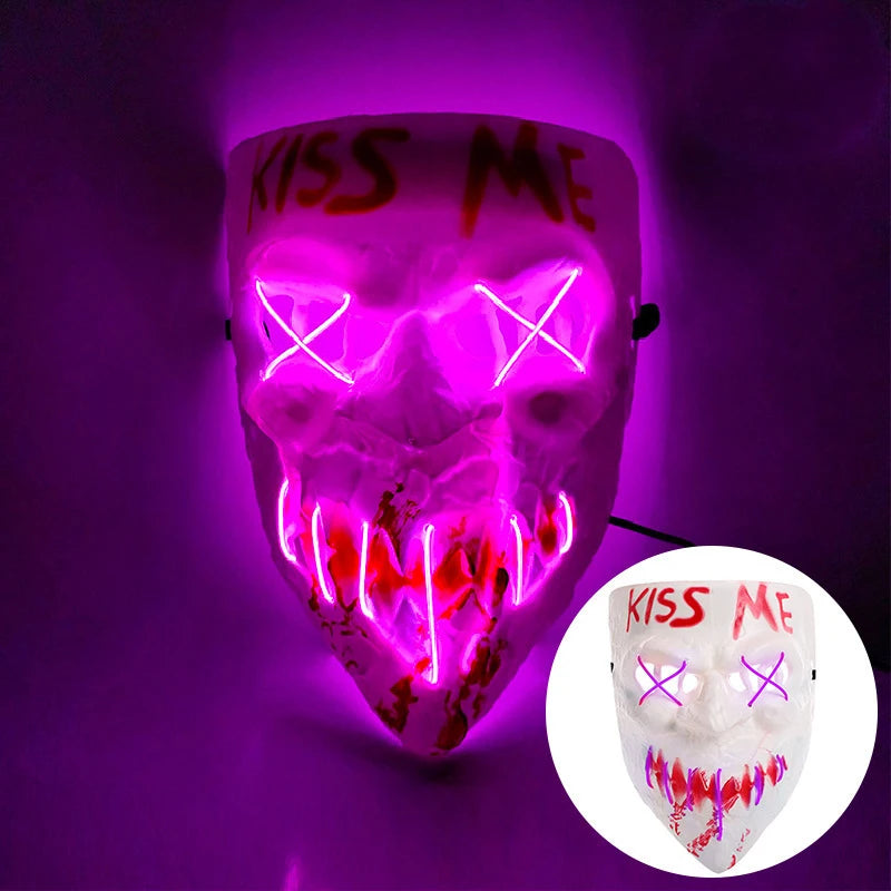Glowing Demon Mask
