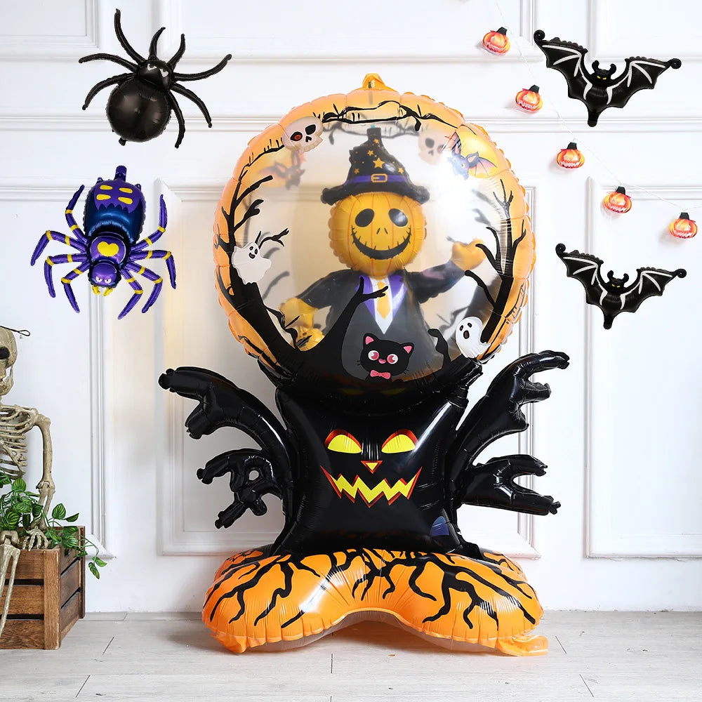 Spider Ghost Tree Pumpkin Balloon