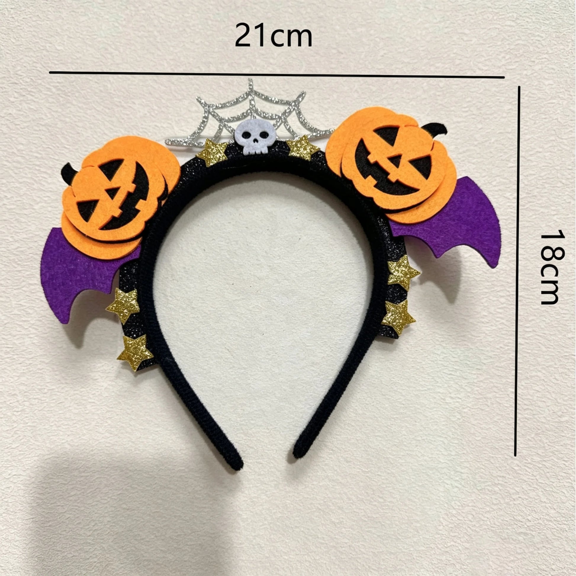Halloween Pumpkin Bat Headwear