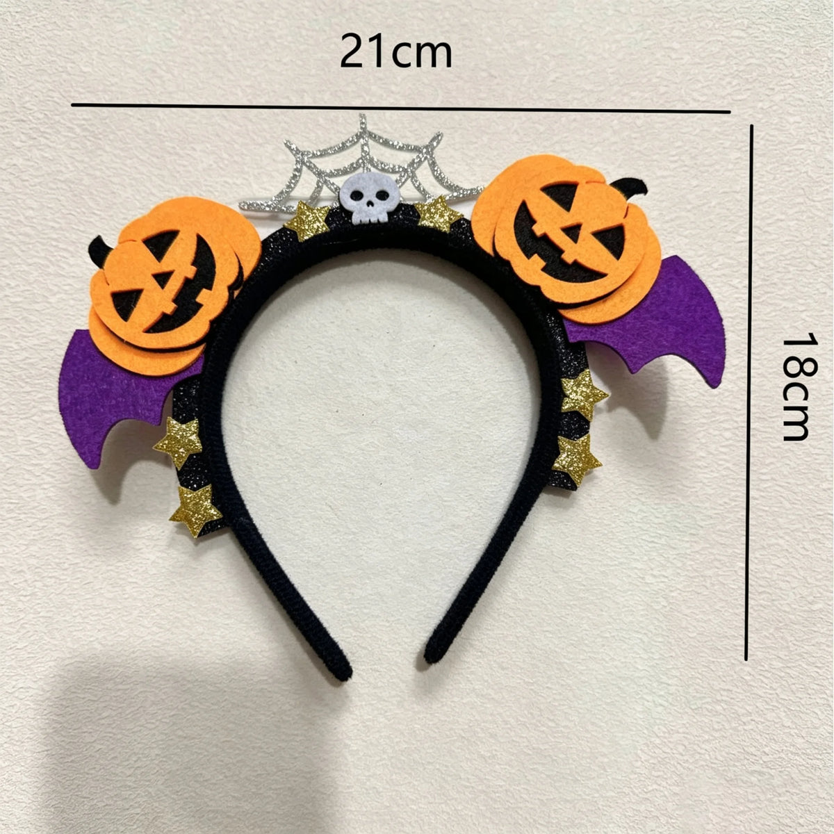 Halloween Pumpkin Bat Headwear