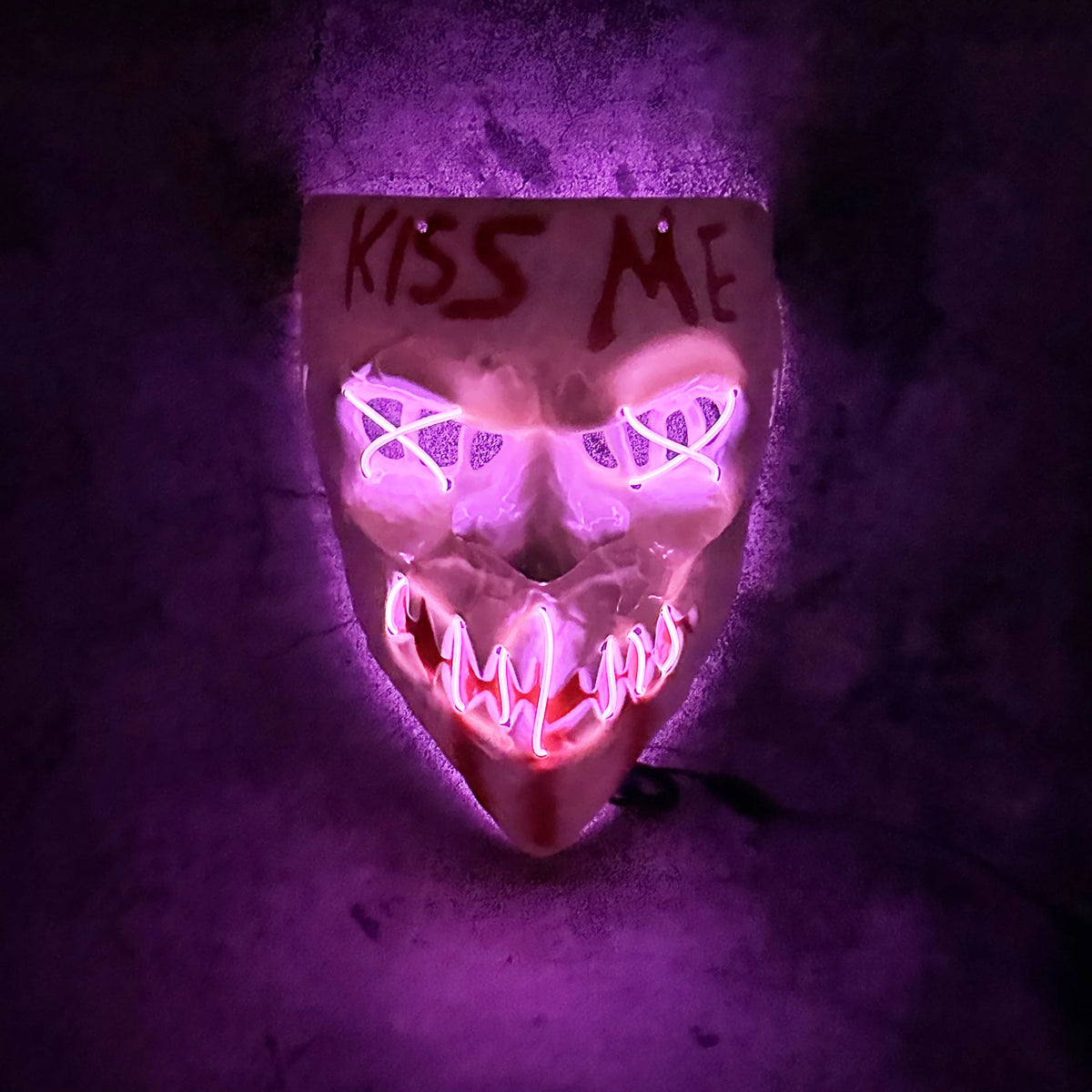 Glowing Demon Mask