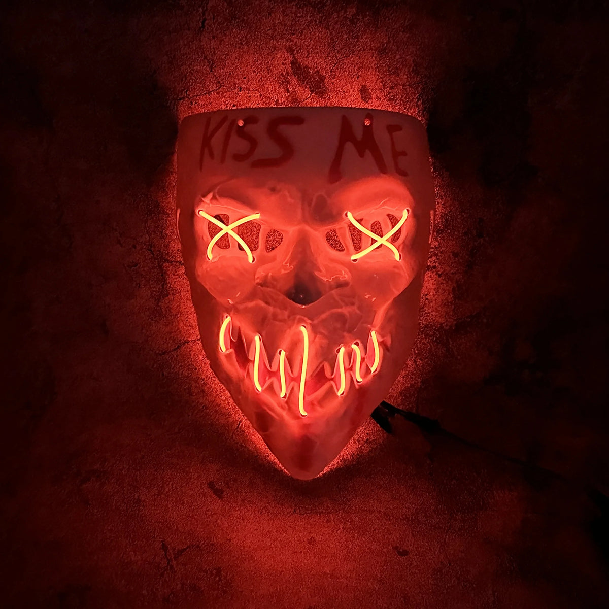 Glowing Demon Mask