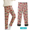 SheeCute Girls Winter Warm Pants Kids Fleece Lined Leggings for 3-11 Years SCW8101