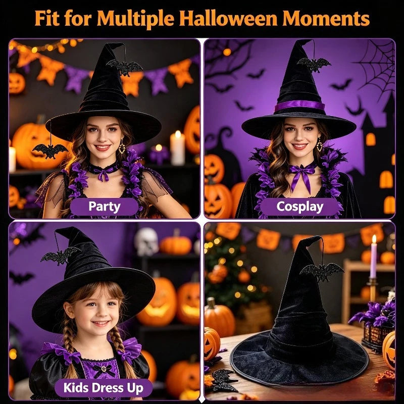 Halloween Crumpled Witch Hat