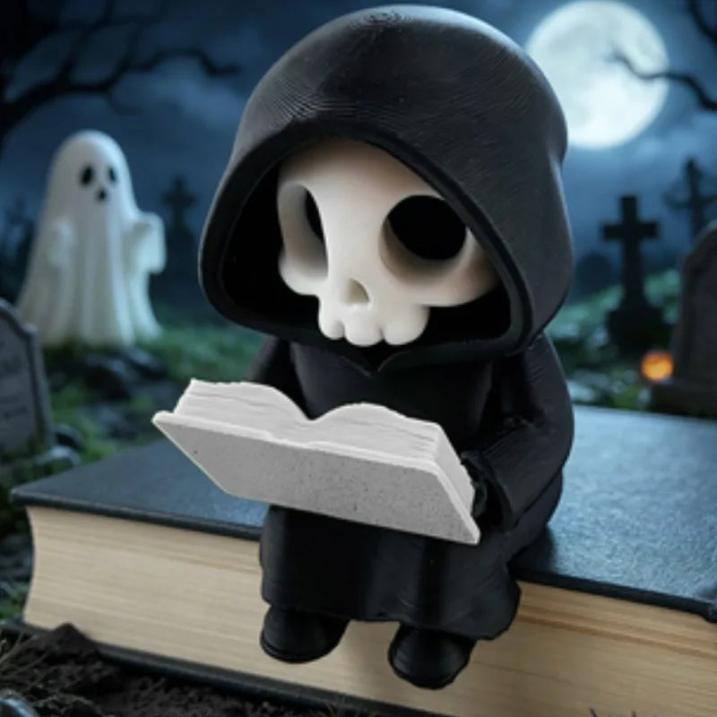 Cartoon Grim Reaper Figure